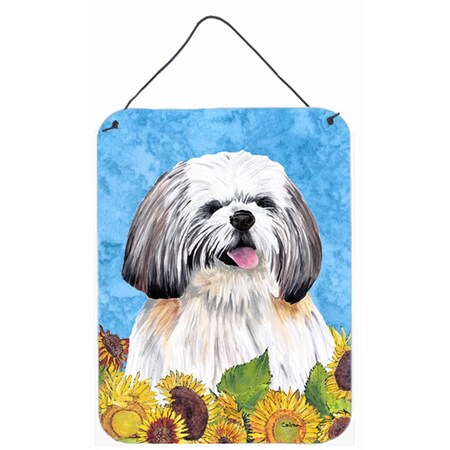 Carolines Treasures Shih Tzu Aluminium Metal Wall Or Door Hanging Prints SC9075DS1216